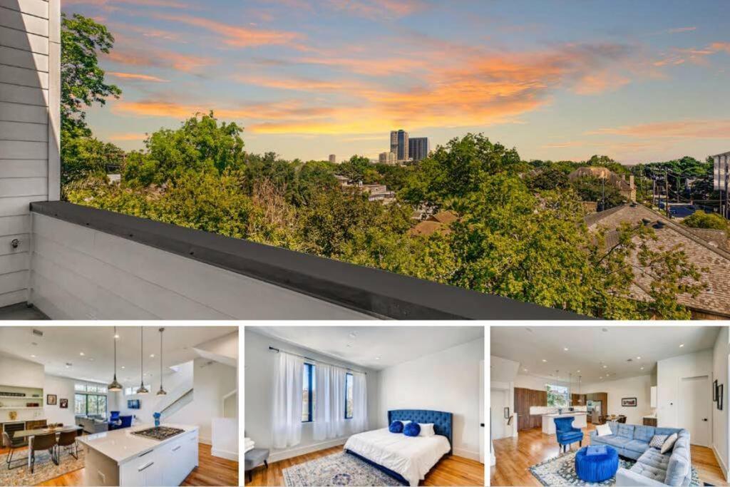 4 Story Home Mins To Downtown Houston With City Views Dış mekan fotoğraf